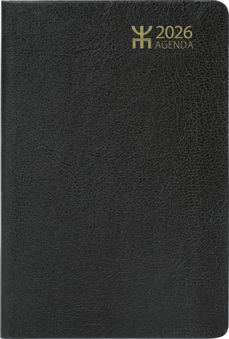 Agenda Svart Konstläder FSC