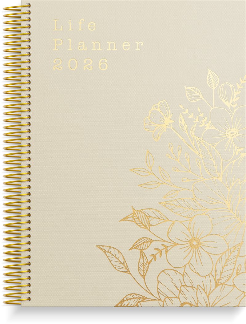 Kalender 2026 Life Planner Bloom