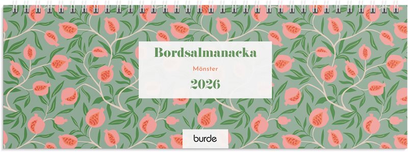 Kalender 2026 Bordsalmanackan Mönster