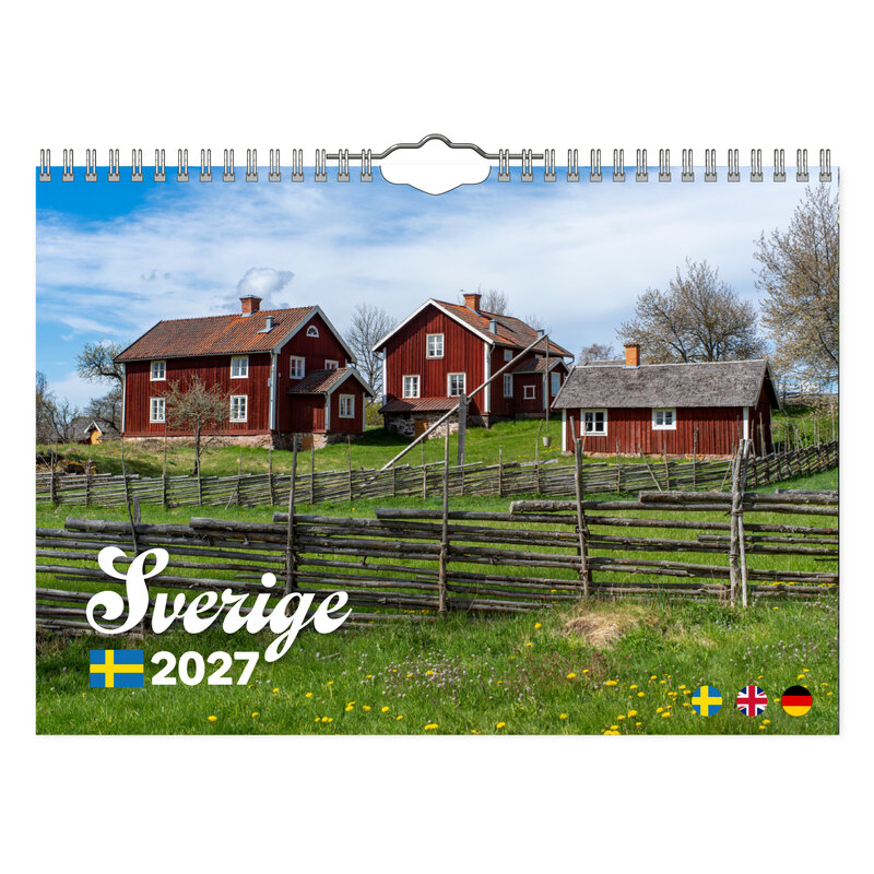 Väggkalender Sverige 2027