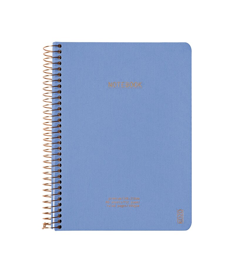 Anteckningsbok A5 KOZO Premium Windsurfer Azurblå