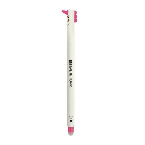 Erasable gel pen, Unicorn, svart