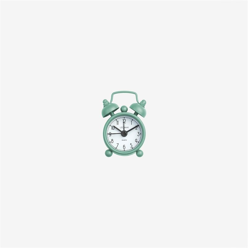 Mini Tick Tock väckarklockor, vintage green