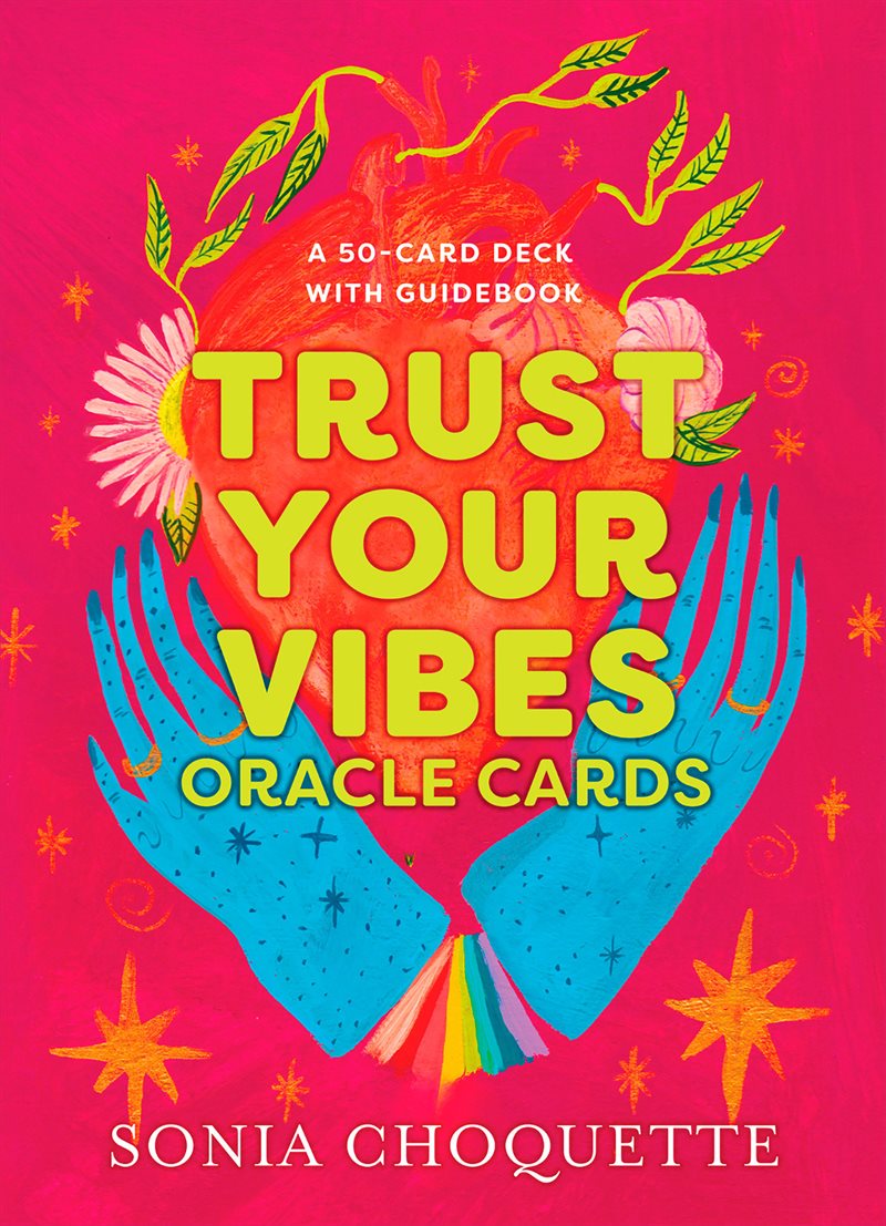 Trust Your Vibes Oracle Cards: A 50-Card Deck with Guidebook