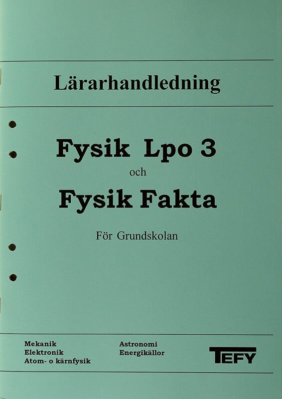 Fysik Lpo 3 Lärarhandledning