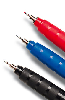 Märkpenna perm. PENTEL super fine svart