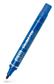 Märkpenna perm. PENTEL N50 rund blå