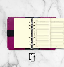 Filofax Personal Refill 2026 Årsplan