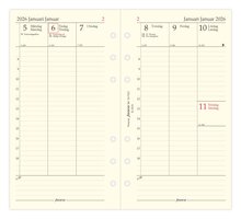 Filofax Personal Refill 2026 Vecka/Uppslag Vertikal