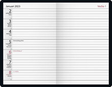 Agenda Röd Konstläder FSC