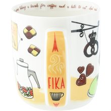 Porslinsmugg,  Swedish Fika, 37 cl
