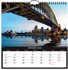 Väggkalender 2026 Skylines