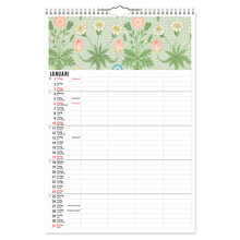 Familjekalender William Morris 2027