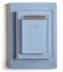 Anteckningsbok A5 KOZO Premium Windsurfer Azurblå