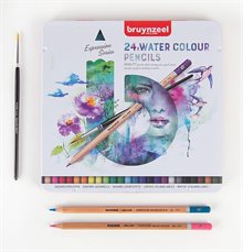Bruynzeel Expression Aquarel 24 / Bruynzeel Expression akvarellpennor 24-pack