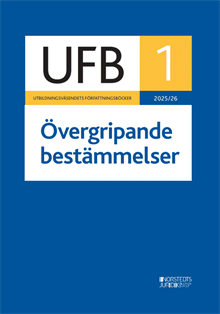 UFB 1 Övergripande bestämmelser : 2025/26